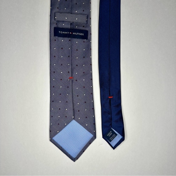 Silk & Wool Blend TOMMY HILFIGER Classic Two-Tone 3” Tie - Picture 4 of 8